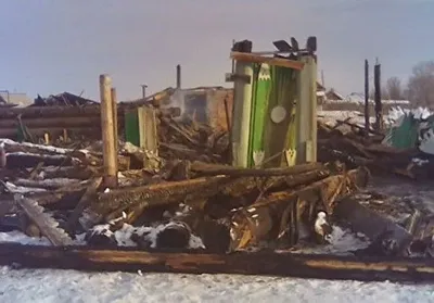 Дом деда Ельцина сгорел на Урале