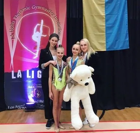 Украинские гимнастки триумфировали на турнире в США