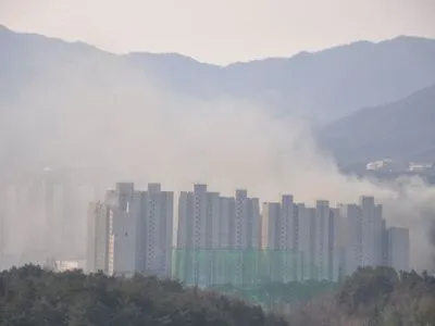 Вблизи Олимпийской деревни произошел пожар