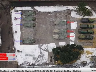 Беспилотник ОБСЕ зафиксировал 7 ракетных комплексов боевиков в жилых кварталах Макеевки