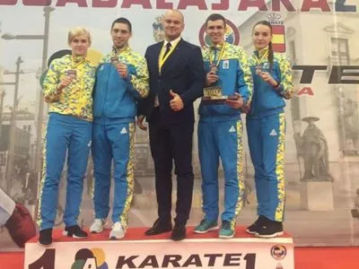 Каратисты из Украины завоевали два "золота" на турнире серии А в Испании