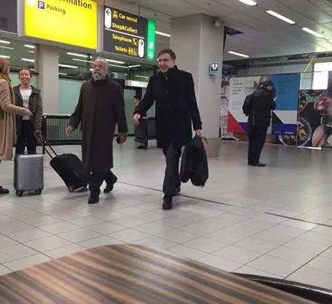 Саакашвили заметили в аэропорту Амстердама