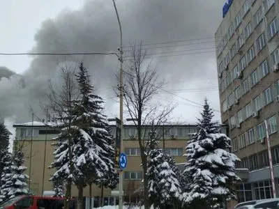 Во Львове произошел масштабный пожар в офисном здании