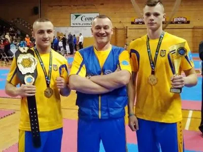 Українці вибороли дев'ять медалей на Кубку Європи з кікбоксингу