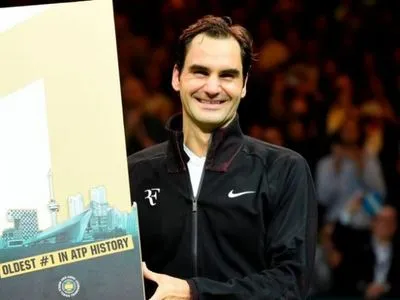 Федерер став найвіковішим першим номером в історії АТР