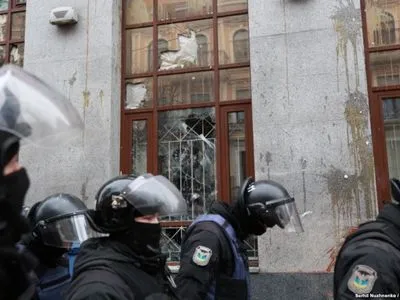 Місія ОБСЄ відзвітувала про напад на будівлю Росспівробітництва в Києві