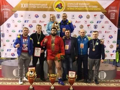 Українські самбісти вибороли низку медалей на турнірі в Мінську