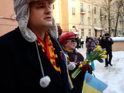 У Санкт-Петербурзі провели акцію до річниці Майдану