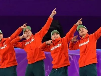 ОИ-2018: сборная Венгрии победила в командной эстафете по шорт-треку