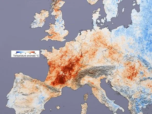 Климатологи провели анализ температуры воздуха во второй половине XXI века на территории Европы