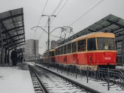 В январе киевляне чаще пользовались городским электротранспортом