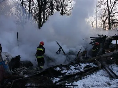 В Винницкой области сгорел рынок сувениров
