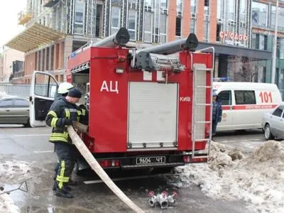 Сегодня в Киеве горел офис в одном из бизнес-центров