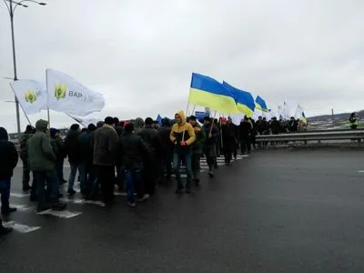Всеукраинский протест аграриев за возврат возмещения НДС: как это было