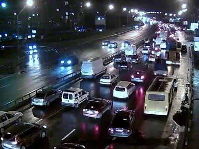 Рівень вечірніх заторів в Києві досяг 7 балів