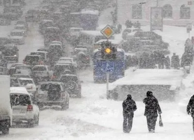 Снегопад в Киеве продлится до среды - КГГА
