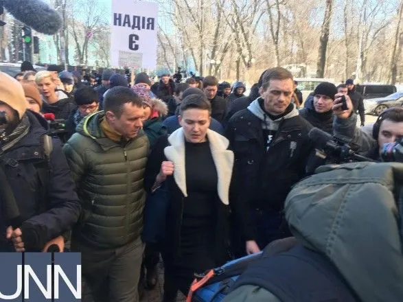 Савченко прибыла в СБУ