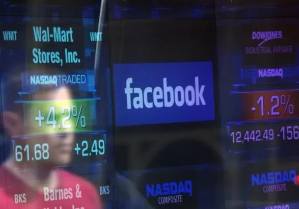 Капитализация Facebook упала на 58 млрд долл. за неделю