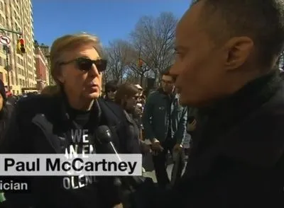 Марш против оружия в Нью-Йорке: к активистам присоединился Пол Маккартни