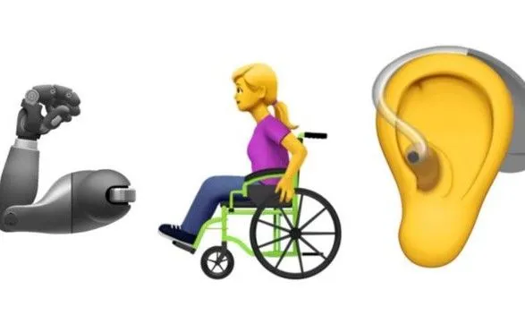 Apple представит смайлы с изображением инвалидности