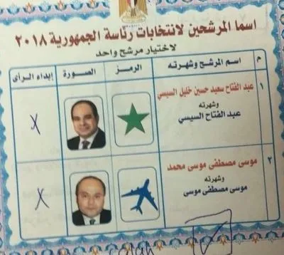 В Єгипті понад мільйон людей проголосували за футболіста, який навіть не балотувався