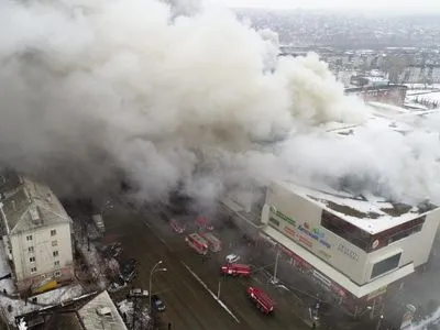 В сети появилось новое видео пожара в ТЦ "Зимняя вишня"
