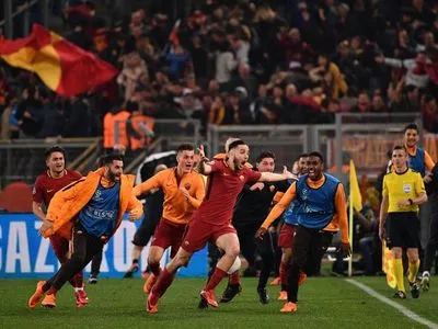 "Рома" разгромила "Барселону" и пробилась в полуфинал Лиги чемпионов