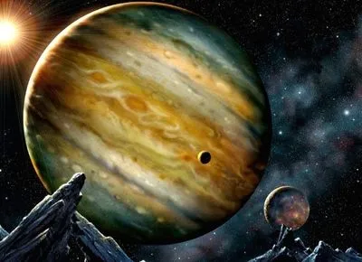 NASA показали фантастические кадры Северного полюса Юпитера