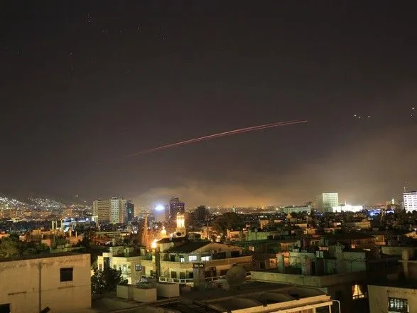 По целям в Сирии выпущено 30 ракет, большинство из них были направлены на Дамаск