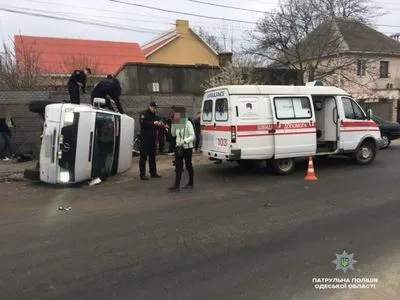 В результаті ДТП в Одесі постраждало 11 осіб, серед яких дитина