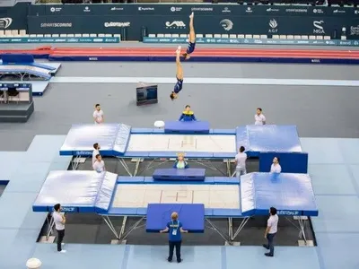 Украинцы выиграли две бронзы на чемпионате Европы по прыжкам на батуте