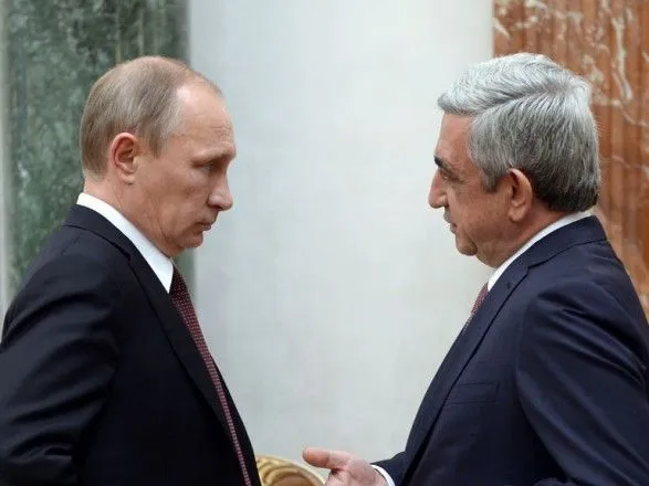 Путін привітав Саргсяна з обранням на пост прем'єра Вірменії