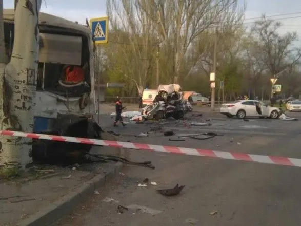 Всі загиблі внаслідок ДТП у Кривому Розі були пасажирами мікроавтобуса – поліція