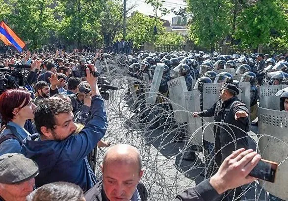 Протести в Вірменії: кількість затриманих досягла 80 осіб