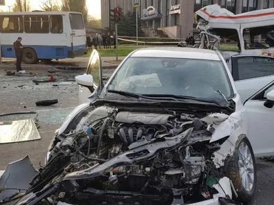 Масштабное ДТП в Кривом Роге: водителя Mazda задержали