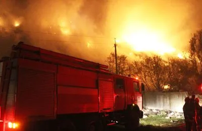 Ночью на мусоросвалке в Хмельницком произошел пожар