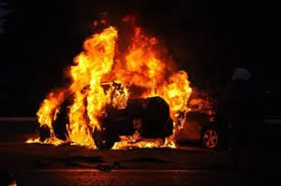 В Одесской области взорвали Mercedes
