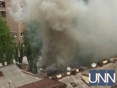В центре Киева горело кафе