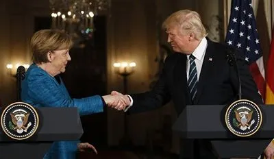 Меркель прибыла в Вашингтон для встречи с Трампом