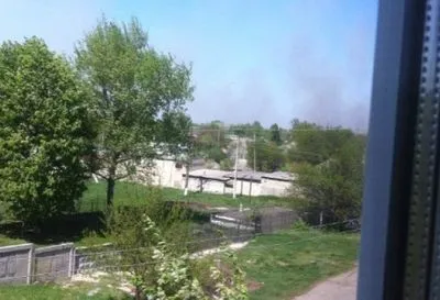 В сети появилось видео с места пожара на арсенале в Балаклее