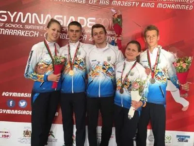 Збірна України з фехтування очолила медальний залік Гімназіади