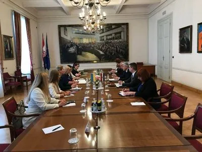 Україна проінформувала хорватських парламентарів про ситуацію на Донбасі – Геращенко