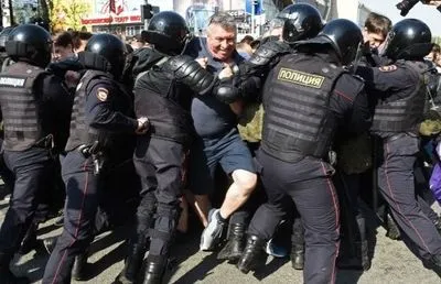 В Москве прошла акция "За свободный Интернет", задержаны более 20 человек