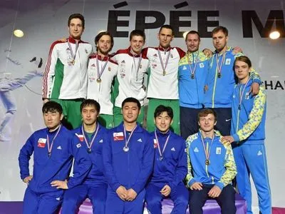 Мужская сборная Украины впервые за год получила медаль Кубка мира по фехтованию