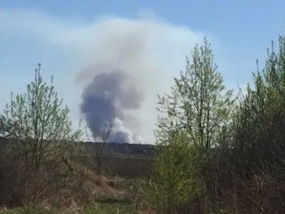 В соцсетях появилось видео пожара на российском полигоне