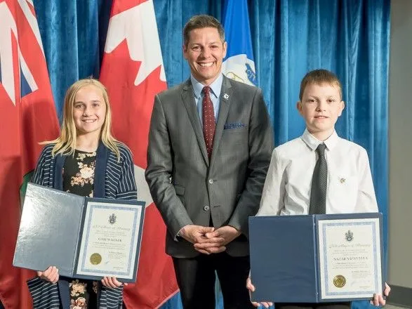 В Канаде 12-летний украинец на один день стал мэром
