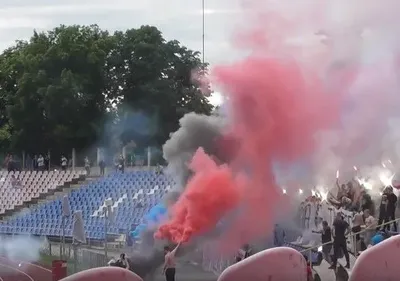 Стычки на футбольном матче в Черкассах квалифицировали как хулиганство
