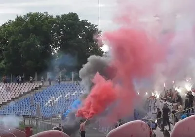 Стычки на футбольном матче в Черкассах квалифицировали как хулиганство