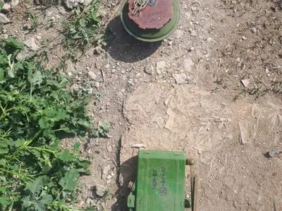 На автодороге "Мариуполь-Сартана" нашли российскую противопехотную мину