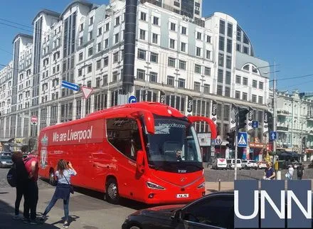 Клубний автобус "Ліверпуля" помітили в Києві